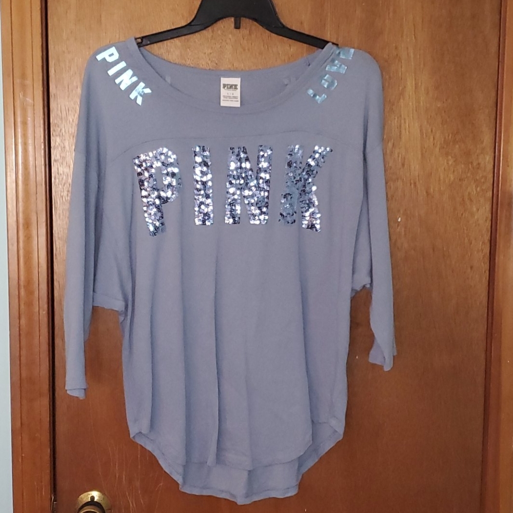 Cute PINK sequined shirt. Worn once.